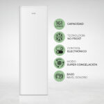 SVAN Congelador vertical - SVAN SCV145500ENF, 161 l, 60 cm, Blanco - Imagen 7