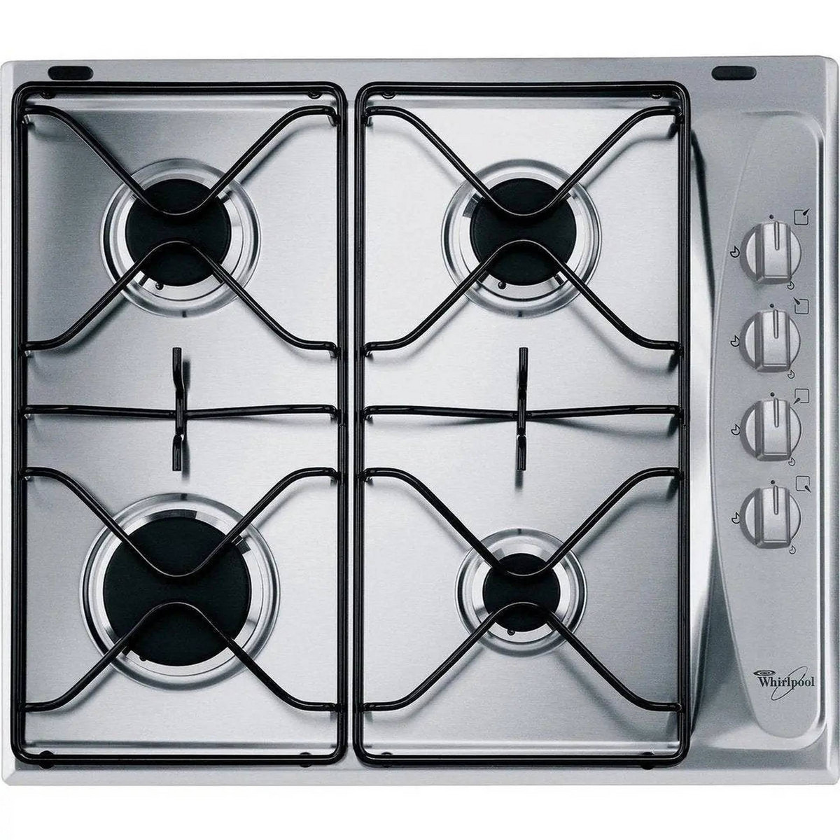 140166795_1 WHIRLPOOL Placa de gas - WHIRLPOOL AKM 268/IX, 4 zonas, 60 cm, Acero inoxidable - Imagen 1