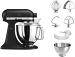 KITCHENAID Robot amasador - KITCHENAID 5KSM175PSEBK, 300 W, 4,8 l, Negro - Imagen 2