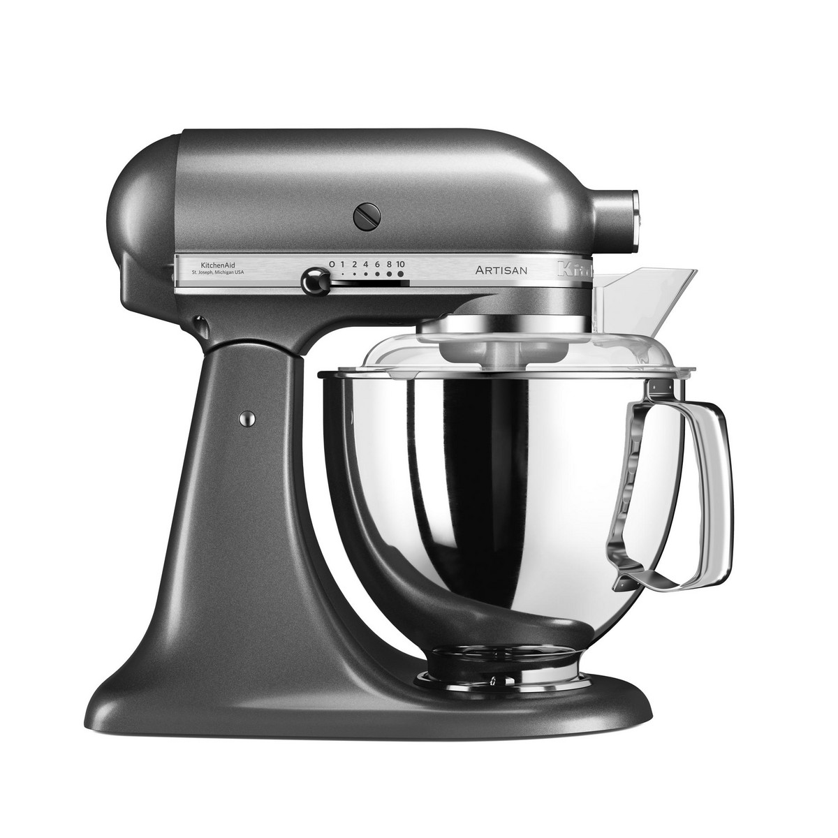 140297020_1 KITCHENAID Robot de cocina - KITCHENAID 5KSM175PSEMS, 300 W, 4,8 l, Plata Medallon - Imagen 1