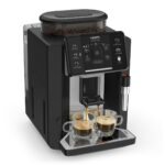KRUPS Cafetera superautomática - KRUPS KRUEA910A10, 15 bar, 1450 W, 2 tazas, Negro - Imagen 2