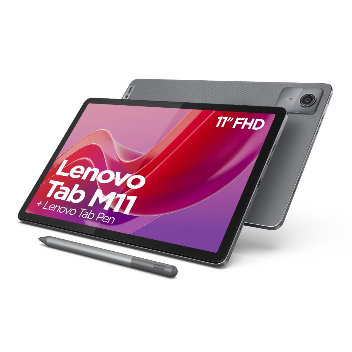 140364532_1 LENOVO Lenovo Tab M11 11" Tablet 128GB/4GB Gris + Pen Stylus, 128 GB, Grey, 11 " UFHD, 4 GB RAM, , Tablet Android - Imagen 1
