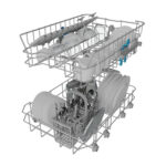 INDESIT Lavavajillas integrable 45 cm - INDESIT DI9E 2B10, 9 servicios, 5 programas, 44,8 cm, Blanco - Imagen 2