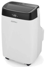 DAITSU Aire acondicionado portátil - DAITSU APD-09FX2, 2236 fg/h, - velocidades, 320 m³, 99 dB(A), Blanco y negro