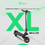 Youin Patinete eléctrico - Youin YOUISC6001, Pot. máx. 1200 W, Carga máx. 120 kg, 45 km autonomía, 12500 mAh, Negro - Imagen 6