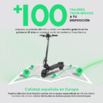 Youin Patinete eléctrico - Youin YOUISC6001, Pot. máx. 1200 W, Carga máx. 120 kg, 45 km autonomía, 12500 mAh, Negro - Imagen 7