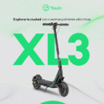 Youin Patinete eléctrico - Youin YOUISC4002, Pot. máx. 800 W, Carga máx. 120 kg, 45 km autonomía, 12500 mAh, Negro - Imagen 6