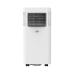 BEKO Aire acondicionado portátil - BEKO BP209C, 9000 fg/h, 2 velocidades, 25 m², 65 dB(A), Blanco