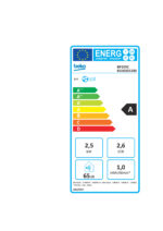 BEKO Aire acondicionado portátil - BEKO BP209C, 9000 fg/h, 2 velocidades, 25 m², 65 dB(A), Blanco - Imagen 4