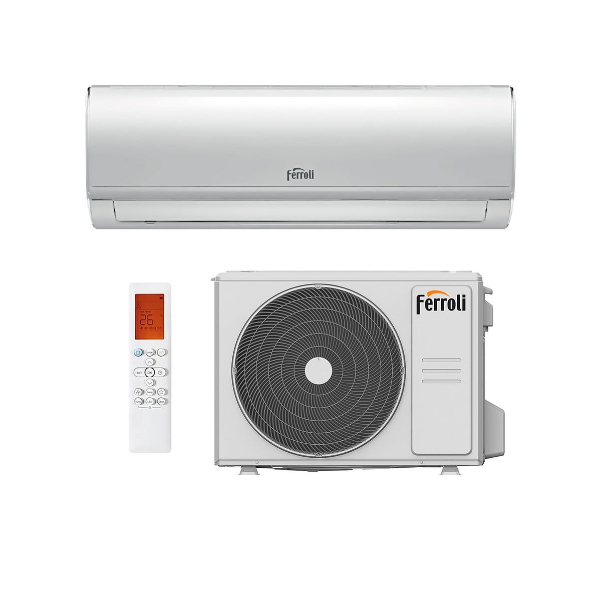 140551775_1 FERROLI Split 1x1 - FERROLI GIADA S 24 WIFI, Función Inverter, Blanco - Imagen 1
