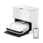 SMARTBOT Robot friegasuelos - SMARTBOT HOBOT HOBOT LEGEE-D8 PRO, 19 V, Potencia de succión 5000 kPa, Depósito 500 ml, Autonomía 190 min, Blanco