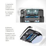 SMARTBOT Robot friegasuelos - SMARTBOT HOBOT HOBOT LEGEE-D8 PRO, 19 V, Potencia de succión 5000 kPa, Depósito 500 ml, Autonomía 190 min, Blanco - Imagen 4
