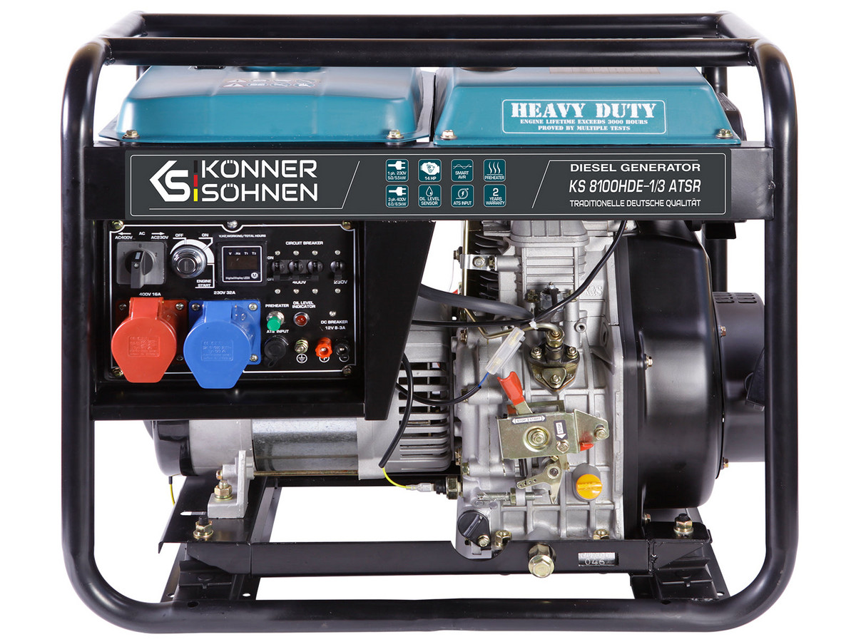 141321645_1 KÖNNER Generador de energía - KÖNNER & SÖHNEN KS 8100HDE-1/3 ATSR - Imagen 1