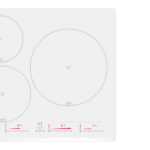 CATA Placa de inducción - CATA INSB 6003 E2 WH, 3 zonas, 59 cm, Blanco - Imagen 4