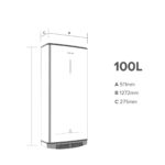 VELIS Termo Eléctrico - VELIS PRO WIFI 100 ES EU + INSTAFIX ARISTON, 100 l, Blanco - Imagen 2