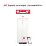 VELIS Termo Eléctrico - VELIS PRO WIFI 50 ES EU + INSTAFIX ARISTON, 50 l, Blanco