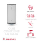 VELIS Termo Eléctrico - VELIS TECH DRY WIFI 100 ES EU + INSTAFIX ARISTON, 100 l, Gris - Imagen 8