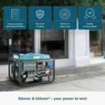 KÖNNER Generador de energía - KÖNNER & SÖHNEN KS 7000E ATS - Imagen 8