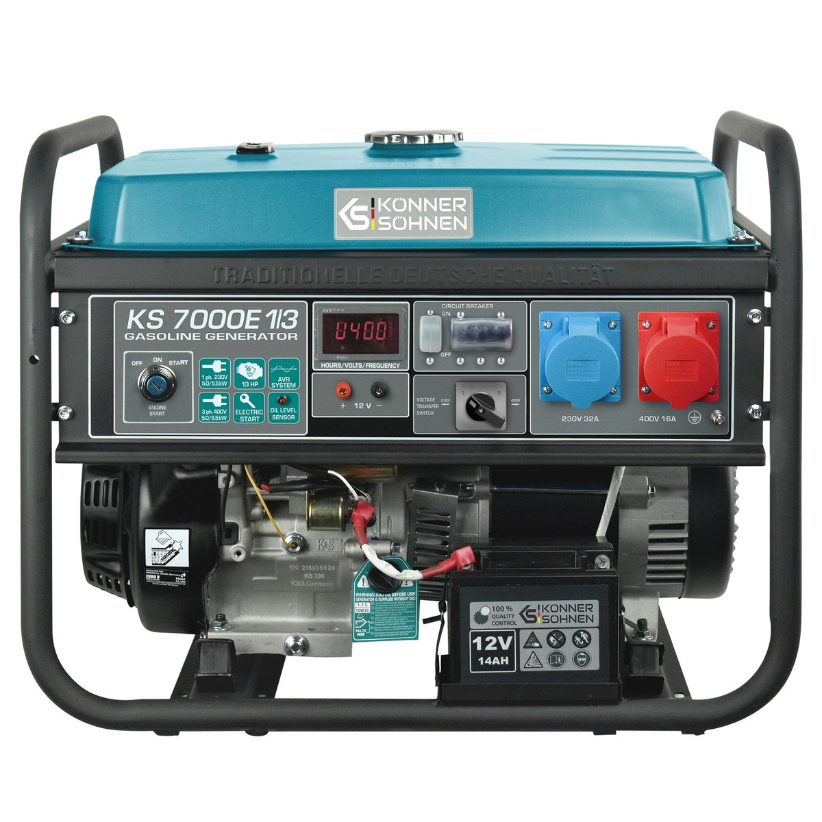 141552158_1 KÖNNER Generador de energía - KÖNNER & SÖHNEN KS 7000E 1/3 - Imagen 1