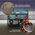 KÖNNER Generador de energía - KÖNNER & SÖHNEN KS 7000E 1/3 - Imagen 5