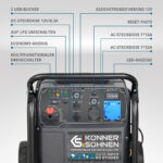 KÖNNER Generador de energía - KÖNNER & SÖHNEN KS 8100iEG - Imagen 5