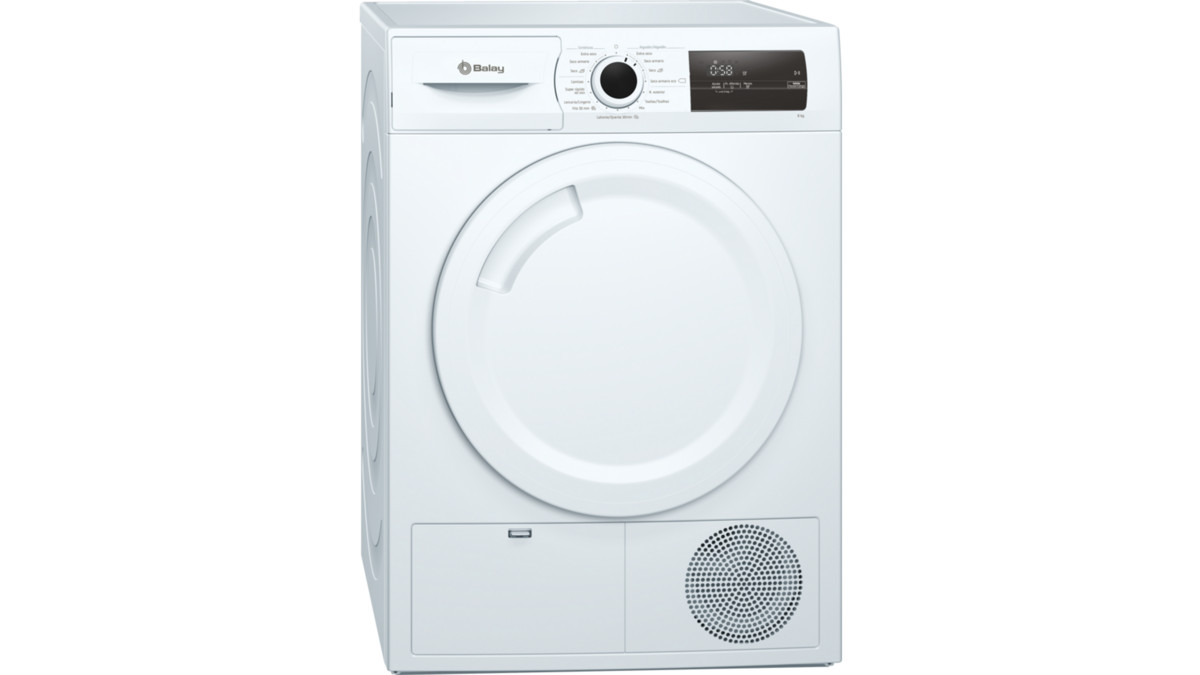 141580385_1 Balay Secadora bomba de calor - Balay 3SB287B MPN, Eléctrico, 8 kg, Blanco - Imagen 1