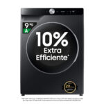 SAMSUNG Lavadora carga frontal - SAMSUNG WW90DG6U85LB, 9 kg, 1400 rpm, 26 programas, Negro - Imagen 3
