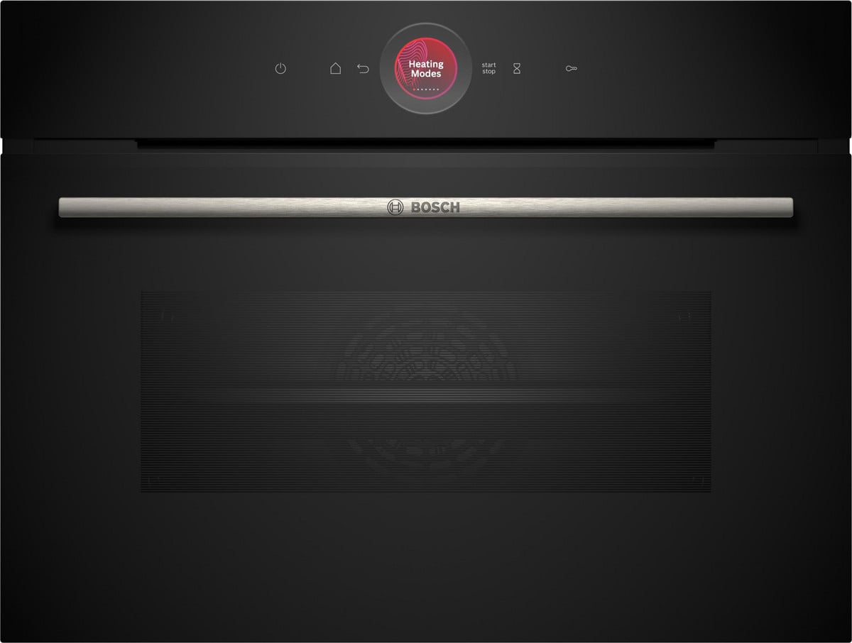 141693214_1 BOSCH Horno compacto - BOSCH BOSCBG7741B1, Sí, 47 l, 548 mm, Negro, Acero inoxidable - Imagen 1