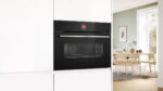 BOSCH Horno compacto - BOSCH BOSCBG7741B1, Sí, 47 l, 548 mm, Negro, Acero inoxidable - Imagen 2