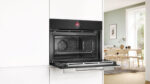 BOSCH Horno compacto - BOSCH BOSCBG7741B1, Sí, 47 l, 548 mm, Negro, Acero inoxidable - Imagen 4