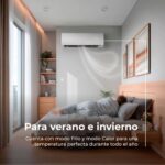 Aire acondicionado Split 1x1 - EVVO EVVO Clima WIFI 1x1 24000 BTU, 24000 fg/h, Función Inverter, Blanco - Imagen 4