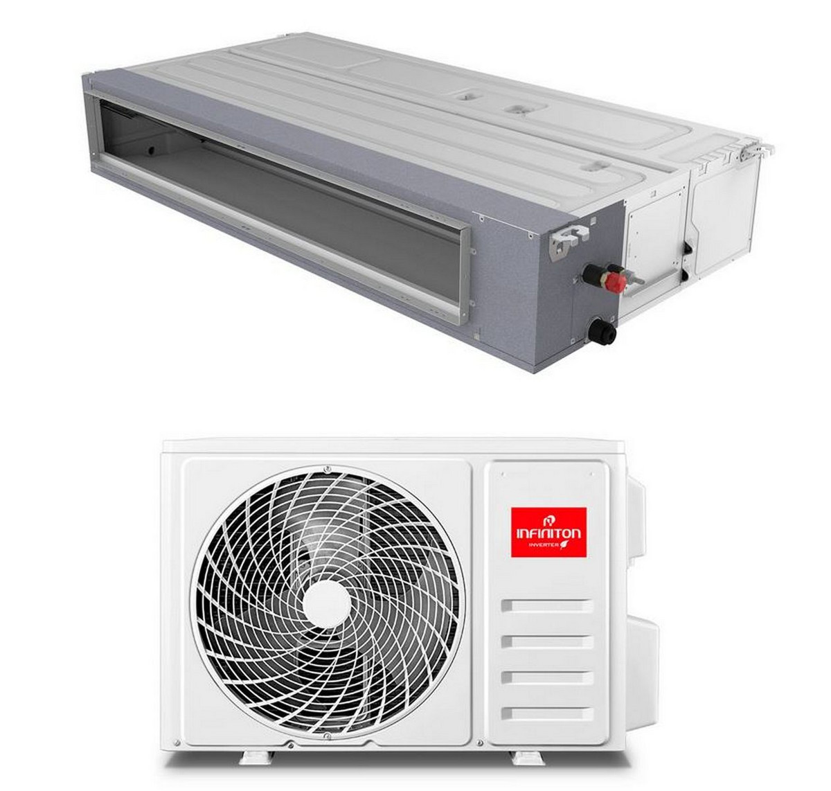 141749683_1 Aire Acondicionado por conductos - INFINITON SSCHD48A2, Función Inverter, Blanco - Imagen 1