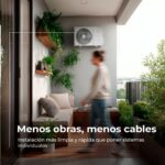 Split 1x1 - EVVO EVVO Clima WIFI 1x1 9000 BTU hasta 16 m2, 9000 fg/h, Función Inverter, Blanco - Imagen 3