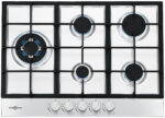 VITROKITCHEN Placa de gas - VITROKITCHEN EN73IB, 3 zonas, 51 cm, Inoxidable - Imagen 3