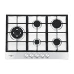 VITROKITCHEN Placa de gas - VITROKITCHEN EN73IN, 3 zonas, 51 cm, Inoxidable