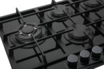 VITROKITCHEN Placa de gas - VITROKITCHEN CG73NN, 5 zonas, 51 cm, Negro - Imagen 5