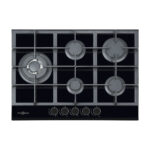 VITROKITCHEN Placa de gas - VITROKITCHEN CG73NB, 3 zonas, 51 cm, Negro