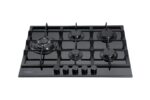 VITROKITCHEN Placa de gas - VITROKITCHEN CG73NB, 3 zonas, 51 cm, Negro - Imagen 3