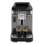 DELONGHI Cafetera superautomática - DELONGHI MAGNIFICA EVO ECAM290.81.TB, 15 bar, 1450 W, 0,22 l, 2 tazas, Inox + Preto