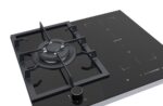 VITROKITCHEN Placa de gas - VITROKITCHEN VG611NB con placa de inducción, 3 zonas, 58 cm, negro - Imagen 3
