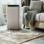 Aire acondiciondado portatil - EVVO P12 4 en 1, 2640 fg/h, 3 velocidades, 26 m², 65 dB(A), Blanco - Imagen 3
