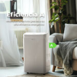 Aire acondiciondado portatil - EVVO P12 4 en 1, 2640 fg/h, 3 velocidades, 26 m², 65 dB(A), Blanco - Imagen 5