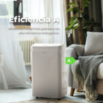 Aire acondiciondado portatil - EVVO P12 4 en 1, 2640 fg/h, 3 velocidades, 26 m², 65 dB(A), Blanco - Imagen 6