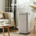 EVVO Aire acondiciondado portatil - EVVO P9 4 en 1, 9000 fg/h, 21 m², 65 dB(A), Blanco - Imagen 3