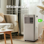 EVVO Aire acondiciondado portatil - EVVO P9 4 en 1, 9000 fg/h, 21 m², 65 dB(A), Blanco - Imagen 5