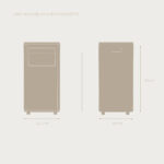 EVVO Aire acondiciondado portatil - EVVO P9 4 en 1, 9000 fg/h, 21 m², 65 dB(A), Blanco - Imagen 7