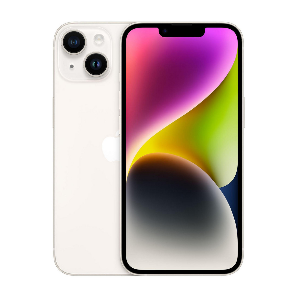 142488107_1 APPLE iPhone 14 Starlight, Blanco, Móvil iOS, 128 GB, 6 GB RAM, 6,1 " OLED, Ceramic Shield, Recubrimiento oleofóbico, Anti-huellas, Chip A15 Bionic, 3 - Imagen 1