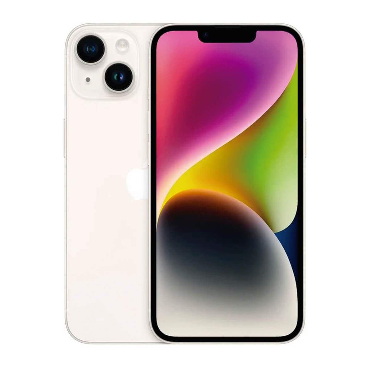 142488109_1 APPLE iPhone 14, Blanco, Móvil iOS, 256 GB, 6 GB RAM, 6,1 " OLED, Ceramic Shield, Recubrimiento oleofóbico, Anti-huellas, Chip A15 Bionic, 3279 mAh - Imagen 1