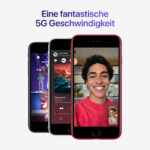 APPLE iPhone SE, Negro, Móvil iOS, 128 GB, 4 GB RAM, 4,7 " IPS, Anti-huellas, Chip A15 Bionic, 1624 mAh - Imagen 8