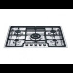 SMEG Placa de gas - SMEG PGF75-4, 5 zonas, Gas natural, GLP (gas licuado de petróleo), 720 mm, Acero inoxidable - Imagen 2